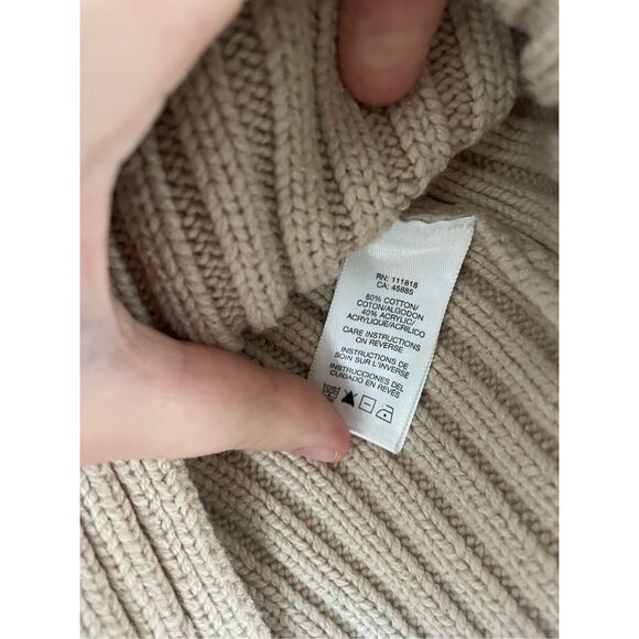 Michael by Michael Kors Womens Medium Sleeveless Button Up Sweater Vest Tan - Picture 5 of 6